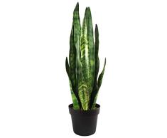 Leaf Hoja 70cm Planta Artificial, Zeylanica Sansevieria, 70 cm