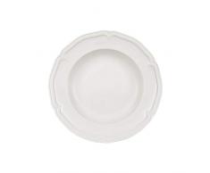 Villeroy & Boch Manoir Plato hondo, 23 cm, Porcelana Premium, Blanco