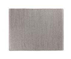LIFA LIVING Alfombra de Lana Hecha a Mano, Tapetes Modernos para salón y Dormitorio, Alfombras de Estilo Nordico, Alfombras 70% Lana y 30% Algodón (Gris, 140x200cm)
