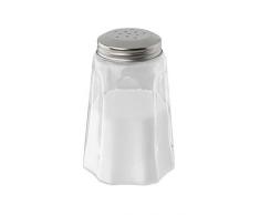 FM PROFESSIONAL Salero cocina - Salero y azucarero - Salero cocina con tapa - salero y azucarero cocina - salero y pimentero - salero con tapa - 280 ml - 7,3x7,3x12 cm - 1 ud