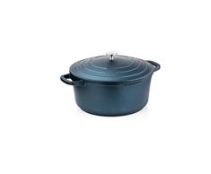Westinghouse Performance Series WCCC0095028BL - Olla grande con revestimiento de 28 cm, para inducciÃ³n, todo tipo de cocinas y hornos, incluye soporte para asas, color azul