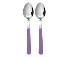 Excelsa Trendy 2 Unidades Morado de cucharas de Mesa