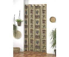 Martina Home UVA Cortina Trabillas ALPUJARRA, Unico, 140x260 cm