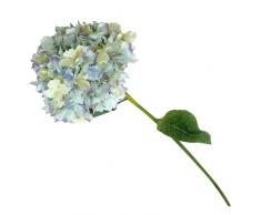 Better & Best Flor de Hortensia Artificial, Grande, Color Azul, Tela/Plástico, 83x30x30 cm