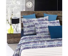 Fantasy sÃ bana de cama de fantasÃ­a en microfibra impresa, Jeans Stripes, Doble PequeÃ±o