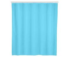 Allstar Cortina de ducha Zen azul - impermeable, de fÃ¡cil cuidado, Polietileno, 120 x 200 cm, Azul