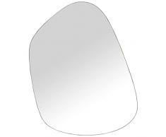 DRW Espejo Forma Irregular de Pared con Trasera Madera DM 50x1x68cm