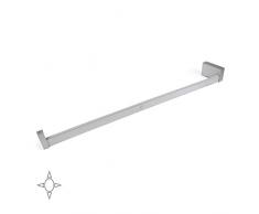 EMUCA - IluminaciÃ³n para Armario o vestidor, Barra de Armario con luz LED Recargable y Detector de Movimiento, Aluminio anodizado Mate, L 858-1008mm