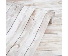 Hode Papel Adhesivo para Muebles ClÃ¡sico Veta de Madera MarrÃ³n 45cmX2m Impermeable Papel Pintado Pegatina para Muebles Vinilos Decorativo PVC PelÃ­cula para Sala de Estar Dormitorio Armarios Cocina