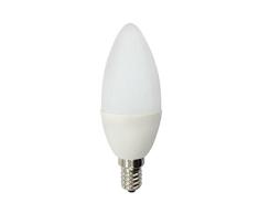 wonderlamp Bombilla led smd alta potencia vela e14,5.2w,luz frÃa (6000º k),520 lm, ángulo de luz: 160º encendido instantáneo.
