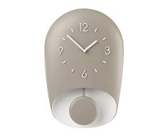 Guzzini Bell Home - Reloj de Pared con pÃ©ndulo (acrilonitrilo butadieno estireno), Color marrÃ³n