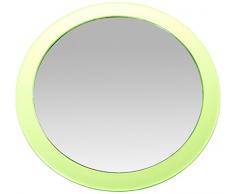 MSV MS1306/141405 - Espejo de Aumento con Ventosa Metal, 15 x 15 x 3 cm