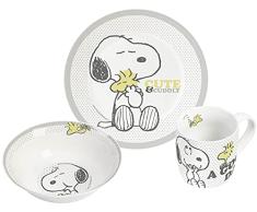 GEDA LABELS 15091 - Vajilla infantil (3 piezas, porcelana)