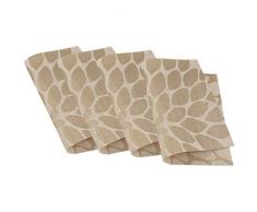 Venilia Salvamanteles Entretejido Follaje Oro, MantelerÃa, Mantel Individual para el Comedor, 4 tajada, 45 x 30 cm, 59095, WOV Leaves Gold, 30 x 45 cm