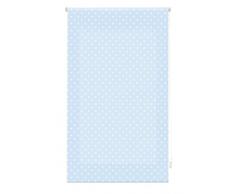Blindecor - Estor Enrollable, Tela , Azul con motas blancas, 160 x 180 cm