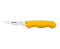 Arcos Cuchillo Deshuesador Hoja de Acero Inoxidable Nitrum Mango inyectado en Polipropileno, Amarillo, 100 mm, 18/8 Stainless Steel
