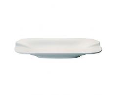 Villeroy & Boch Pasta Passion Plato para lasaña, Set de 2, 32.5 x 22.4 x 3.8 cm, Porcelana Premium, Blanco