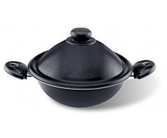 Pensofal Biostone VapsÃ­ Wok, Cuerpo en Aluminio, Negro, 24 cm