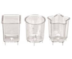 GLOREX fundiciÃ³n para Vela, plÃ¡stico, Transparente, 24Â x 8.6Â x 4Â cm