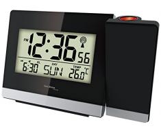 Technoline WT 536 Reloj de repisa o sobre Mesa Digital Table Clock Negro - Relojes de Mesa (147 mm, 42 mm, 92 mm, AAA)