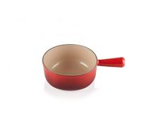 Le Creuset Cazo fondue de hierro fundido, 22 cm, Cereza, 20007220602460