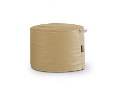 HAPPERS Puff Taburete Polipiel Indoor Beige