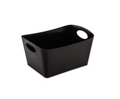 Koziol Caja de Almacenamiento BOXXX M de 3,5 l, Negro sÃ³lido