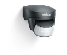 Steinel IS 140-2 608811 - Detector de movimiento infrarojo, Sensor de movimiento para dentro y fuera, 140° ángulo de detección, para fachadas, entradas principales, jardines o patios, color negro