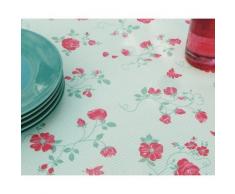 Fleur De Soleil Mantel, Tela, Vert/Rouge/Blanc, 240x160x0.2 cm