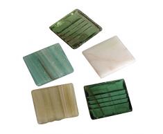 RAYHER - 1453413 - Piedras de Mosaico ArtDecor Deluxe, 2 cm, Cubo Aproximadamente 160 pcs/500 G, d.grün
