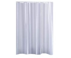 Ridder 471510-350 - Cortina de Ducha de Tela, 120 x 200 cm, Color Blanco