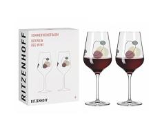 RITZENHOFF 3601002 - Juego de 2 copas de vino tinto (cristal, 570 millitros)