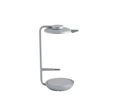 Steelcase Eclipse LÃ¡mpara de Escritorio LED regulable en EstaÃ±o con Soporte Para TelÃ©fono MÃ³vil y Espejo Tintado en Cobre
