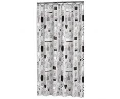 Sealskin Cactus Cortina De Ducha, PEVA, Gris, 180X200 Cm