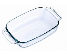 Pyrex Classic Vidrio - Fuente rectangular, 22 x 13 cm, transparente