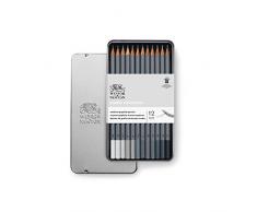 Winsor & Newton Lápices gráficos, Multicolor, 12