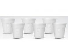 Bialetti BICCHIERINO tazón Blanco Café 6 Pieza(s) - Taza/Vaso (Establecer, Blanco, Café, 6 Personas(s), BICCHIERINO, 6 Pieza(s))