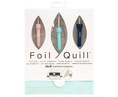 We R Memory Keepers Kit de Inicio Foil Quill, El Set Incluye más de 12 Artículos, CREA Diseños Brillantes para la Fabricación de Tarjetas, Scrapbooking, Journaling y más, Multicolor, tamaño único