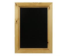 Chalkboards UK Pizarras de Madera con Marco de Reino Unido, Madera, Negro, A3 (45 x 32.7 x 1.5 cm)