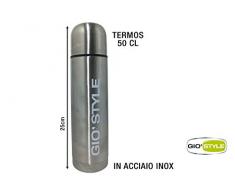 GioStyle - Jarra tÃ©rmica de Acero, Capacidad 0, 50 litros, Metal, 0,5