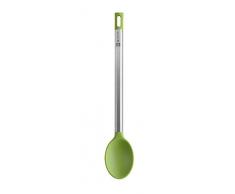 BRA Prior Cuchara de Cocina Apta para el Contacto con los Alimentos, Acero Inoxidable, Verde/Plata, 35 x 6.5 x 3.5 cm