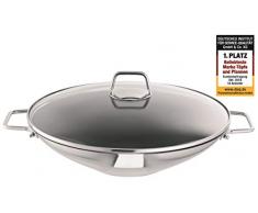 Schulte-Ufer 66520-34 - Wok con Superficie adherente y Accesorios (34 cm, 4,50 l)