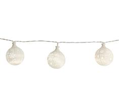 Starcopo de nieve cadena de luz LED, color blanco