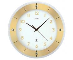 AMS 5850 - Reloj de pared (metal, controlado por radio)