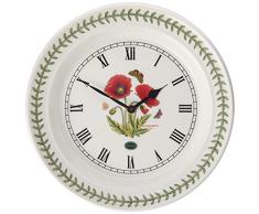 Botanic Garden Poppy - Reloj de Pared, diseÃ±o de Amapolas, Multicolor