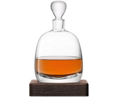 LSA Whisky Islay WH03 - Decantador, 1 L, transparente, con base de nogal