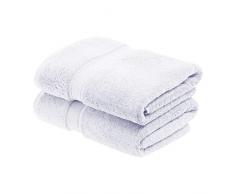 Superior - Juego de Toallas de baÃ±o de algodÃ³n de 900 g/m2, Color Blanco, 2 Piezas
