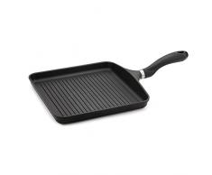 Valira Black - Grill Premium de 28x28 cm hecho en EspaÃ±a, aluminio fundido con antiadherente reforzado, apto para inducciÃ³n