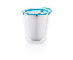 XD Diseño P432.025 Dia Taza del Viaje del Acero Inoxidable Transparentes 9,2 x 8,5 x 10,2 cm