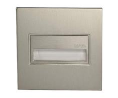 Zamel Ledix - Aplique de pared LED, metal, acero